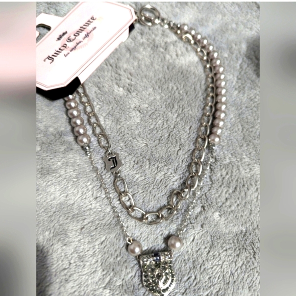 NWT Juicy Couture double layer necklace 17 inches New with tags - Picture 1 of 10